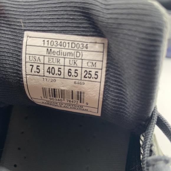 Brooks Cascadia Shoes Mens Size 7.5 Gray Trail Running Cushion 110340 1D 034 - Picture 8 of 10